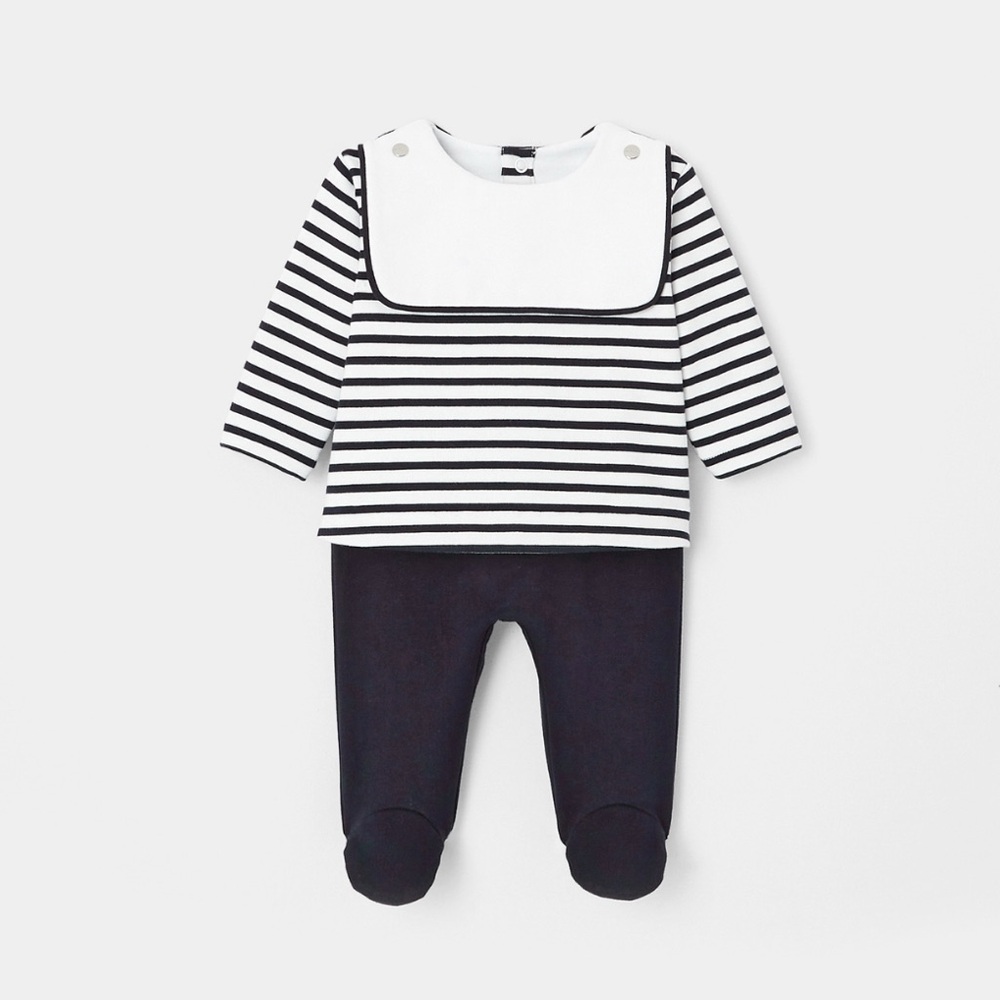 Jacadi Paris Baby Boy Striped Sailor Trouser Set 3M